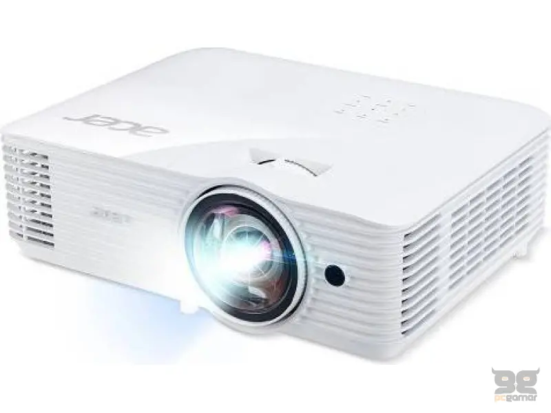 Acer S1386WH Projektor, DLP 3D, WXGA, 3600lm, 20000/1, HDMI, short throw 0.5, 2.7kg, EURO EMEA