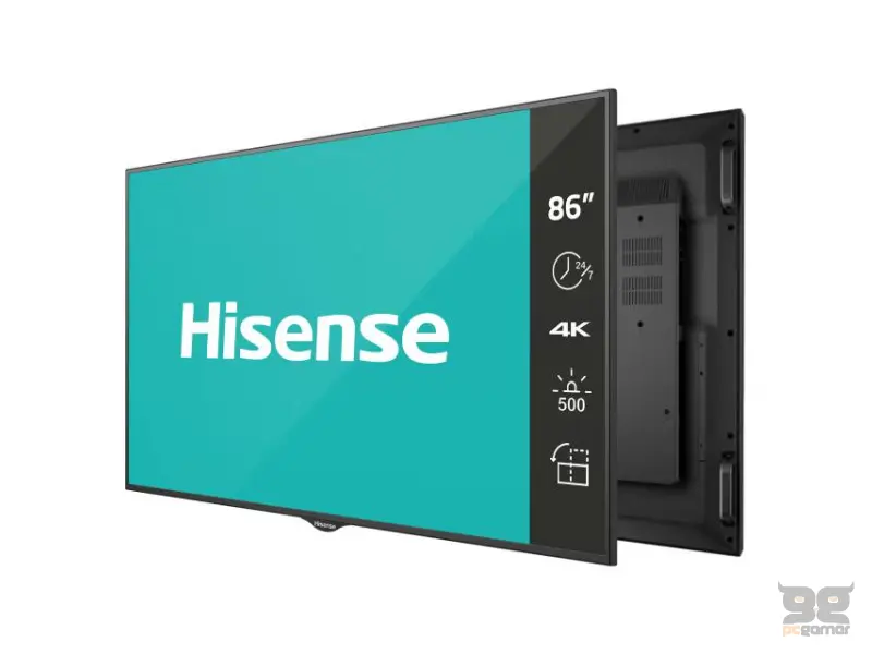 HISENSE 86 inča 86BM66AE 4K UHD 500 nita Digital Signage Display - 24/7 Operation 