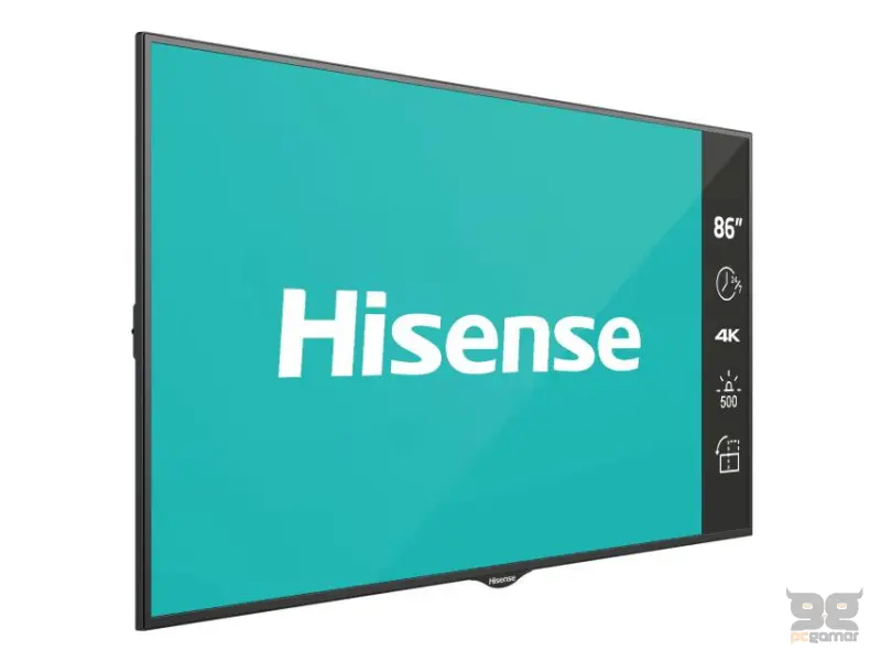 HISENSE 86 inča 86BM66AE 4K UHD 500 nita Digital Signage Display - 24/7 Operation 