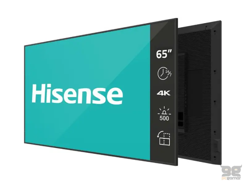 HISENSE 65 inča 65DM66D 4K UHD 500 nita Digital Signage Display - 24/7 Operation 