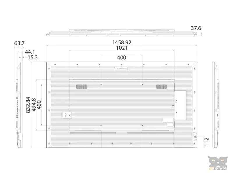 HISENSE 65 inča 65GM50D 4K UHD 500 nita Digital Signage Display - 18/7 Operation 