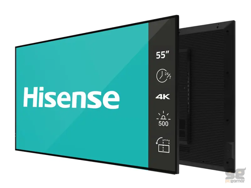 HISENSE 55 inča 55DM66D 4K UHD 500 nita Digital Signage Display - 24/7 Operation 