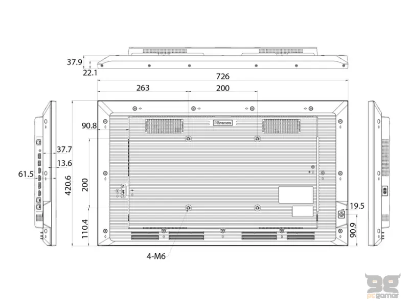 HISENSE 32 inča 32DM66D FHD 500 nita Digital Signage Display - 24/7 Operation 