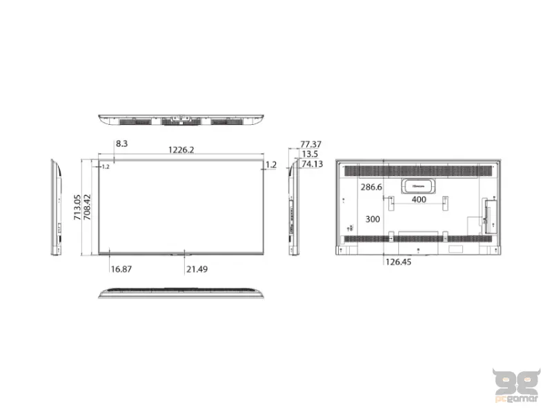 HISENSE 55 inča 55DP30FE 4K UHD 350 nita Digital Signage Display - 16/7 Operation 