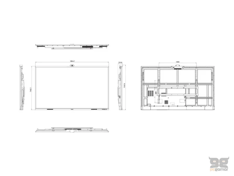 HISENSE 86 inča 86WM6FE 4K UHD LED 400 nita Interactive Display sa kamerom 