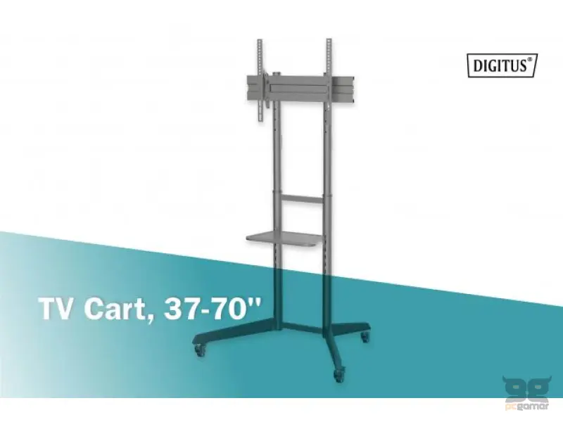 Digitus TV mobilni podni nosac sa policom, do 50kg, 37"-70"