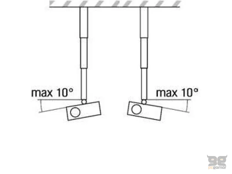 VEGA CM 25-160 univerzalni plafonski nosač za projektor 