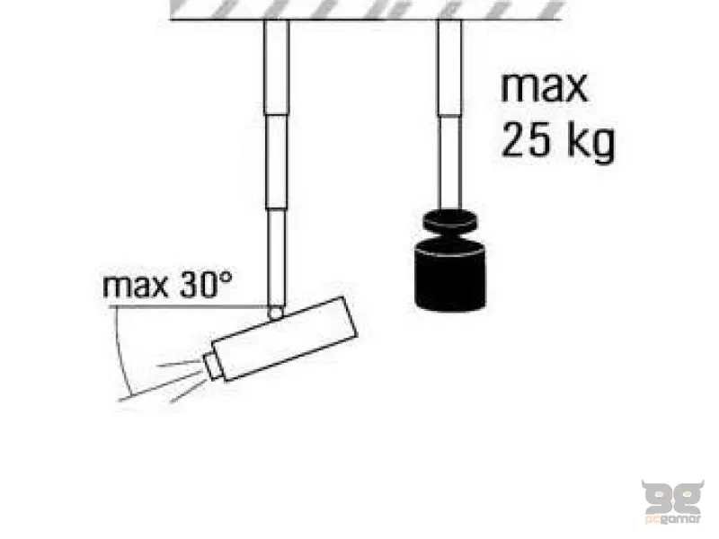 VEGA CM 25-930 univerzalni plafonski nosač za projektor 