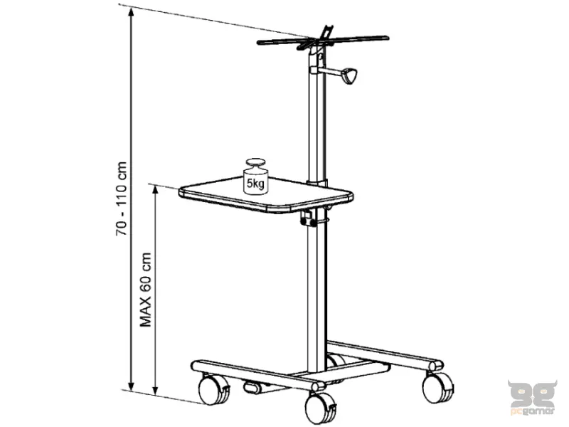VEGA AV-1150 univerzalna kolica za projektor 