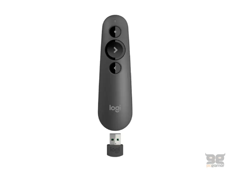 LOGITECH R500s LASER PRESENTATION REMOTE - GRAPHITE - 2.4GHZ/BT 
