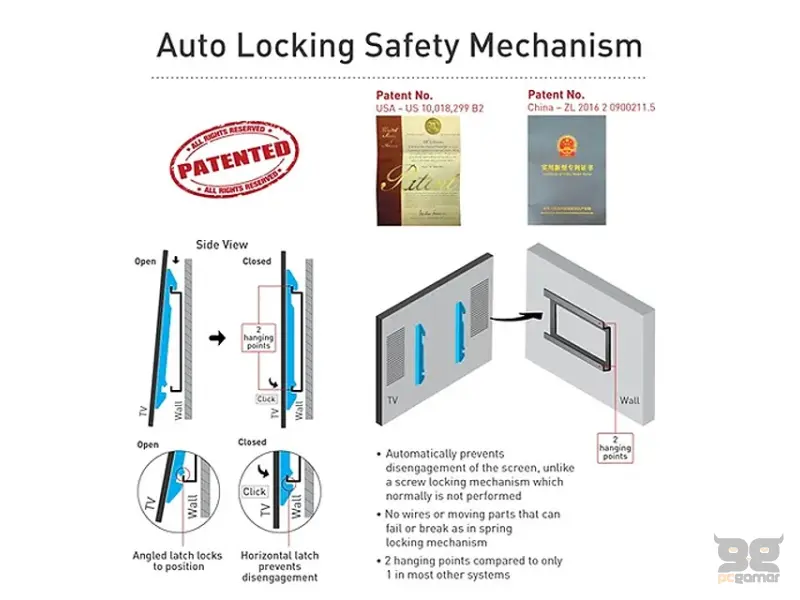 BARKAN E202+.B LCD TV zidni nosač do 43 inča 
