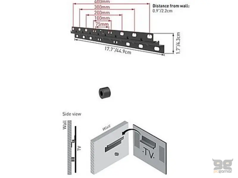 BARKAN E304 LCD TV zidni nosač do 13 do 60 inča 
