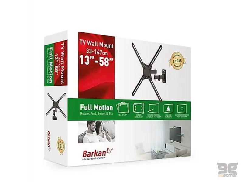 BARKAN E3423 LCD TV zglobni zidni nosač od 13 do 58 inča 