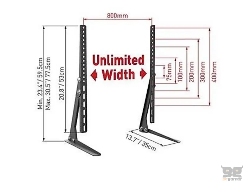 BARKAN S40 LCD TV stoni nosač do 32 do 70 inča 