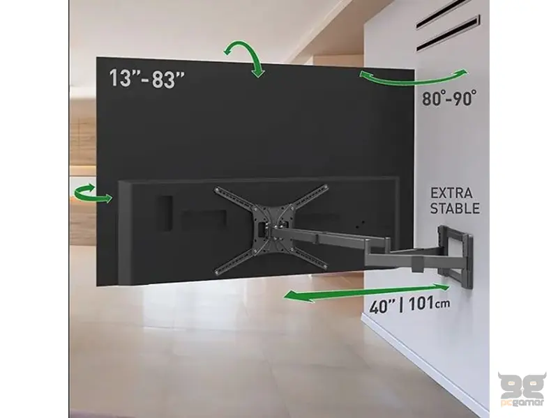 BARKAN BM464XL LCD TV zglobni zidni nosač od 13 do 86 inča 