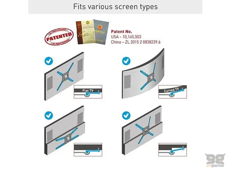 BARKAN FS310T LCD TV podni nosač od 13 do 65 inča 