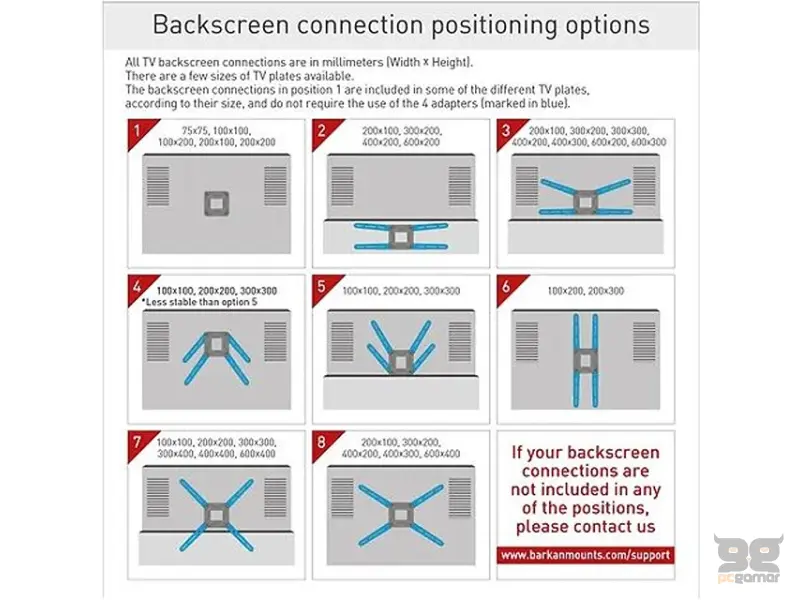 BARKAN FS310T LCD TV podni nosač od 13 do 65 inča 