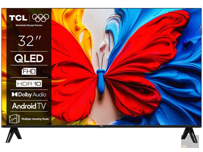 TCL 32S5K QLED TV 32" full HD, Android smart TV, slim dizajn bez okvira
