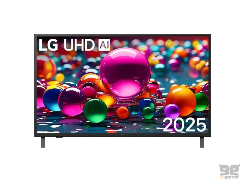 LG 43UA74003LB LED TV 43" ultra HD, WebOS 25 smart, Alpha 7 AI processor 4K Gen8, HDR10 Pro