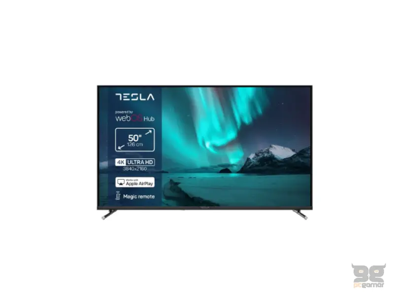 Tesla 50E655BUW LED TV 50" ultra HD, WebOS smart, Magic remote, ThinQ AI, DVB-T2/C/S2