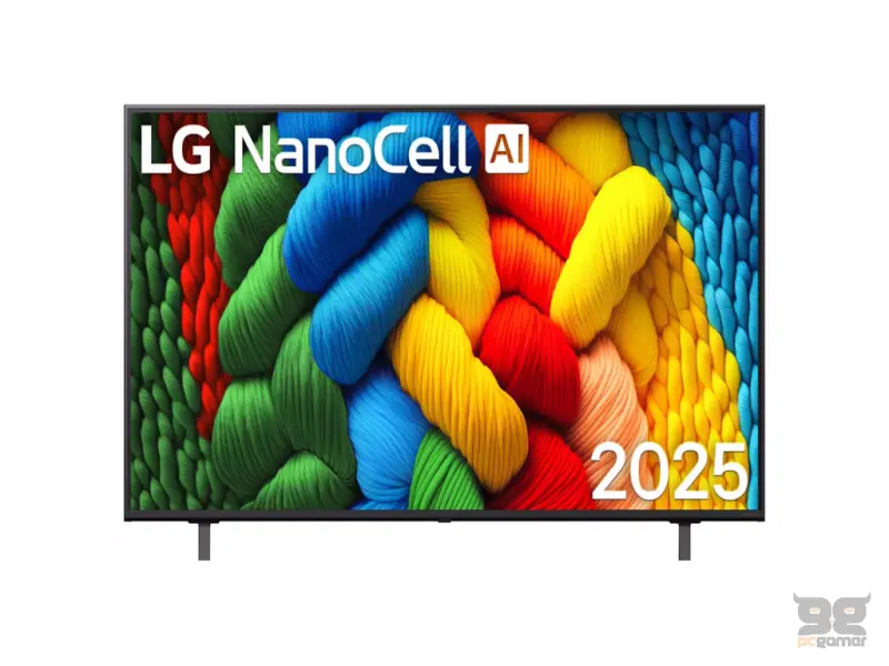 LG 55NANO80A3B LED TV 55" ultra HD, Nano cell, WebOS 25 smart, a7 AI Processor 4K Gen8, magic remote