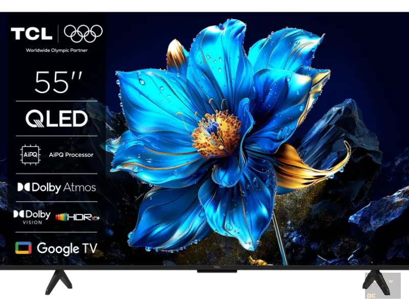 TCL 55P7K QLED TV 55" ultra HD, Google TV smart, AiPQ processor, Dolby Atmos,slim dizajn(bez okvira)