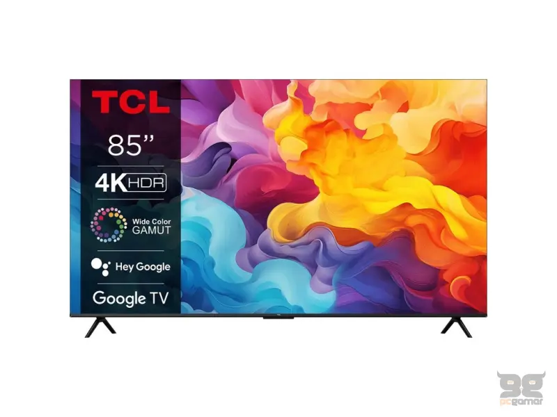TCL 85V6B LED TV 85" ultra HD, Google TV smart, 4K HDR, Micro dimming, Dolby audio, bez okvira