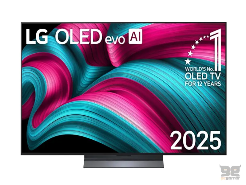 LG OLED55C51LA OLED TV 55" ultra HD, WebOS 25 smart, Alpha 9 Gen8 AI CPU 4K, 120Hz, magic remote