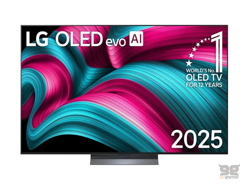 LG OLED65C51LA OLED TV 65" ultra HD, WebOS 25 smart, Alpha 9 Gen8 AI CPU 4K, 120Hz, magic remote