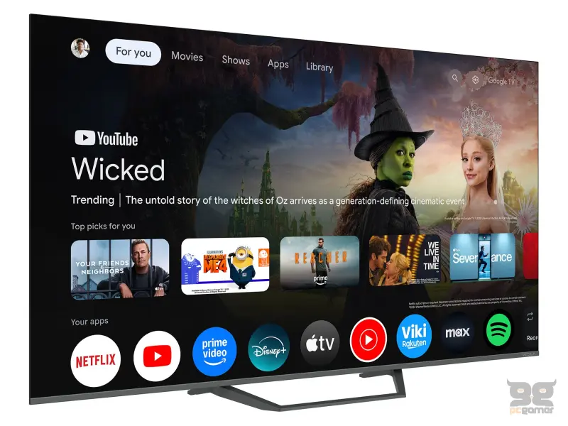 Tesla Q65E655GUS QLED TV 65" ultra HD, Google TV smart, frameless, DVB-T2/C/S2