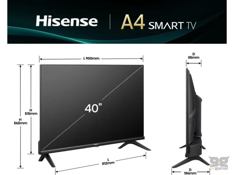 HISENSE 40 inča 40A4Q FHD Smart TV 