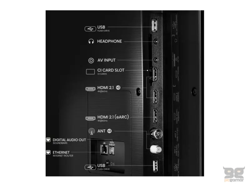 HISENSE 85 inča 85E7Q QLED 4K UHD Smart TV 