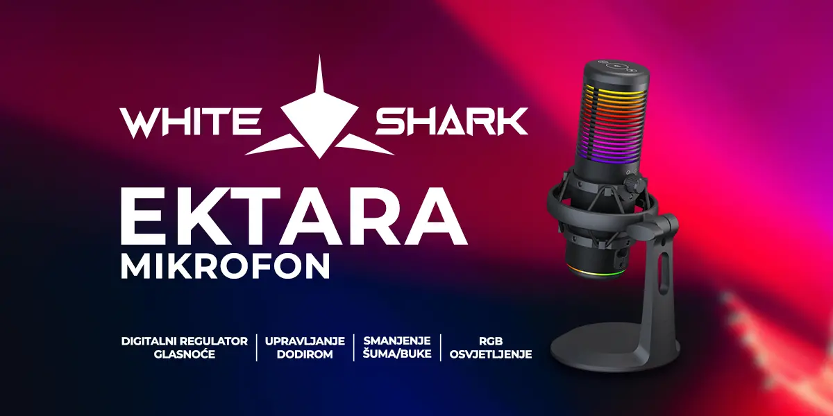 White Shark Ektara Mikrofon