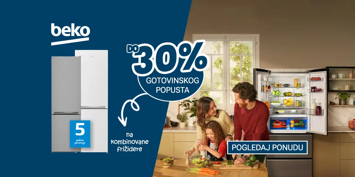 Beko kombinovani frizideri akcija