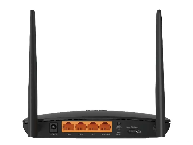 TP-LINK TL-MR6400 300Mbps Wireless N 3G/4G LTE Ruter, 1x Micro SIM Card Slot 