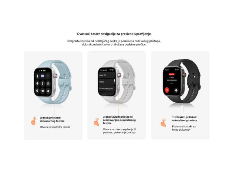 XIAOMI Redmi Watch 6 Glacier Blue sat (BHR08CWGL)