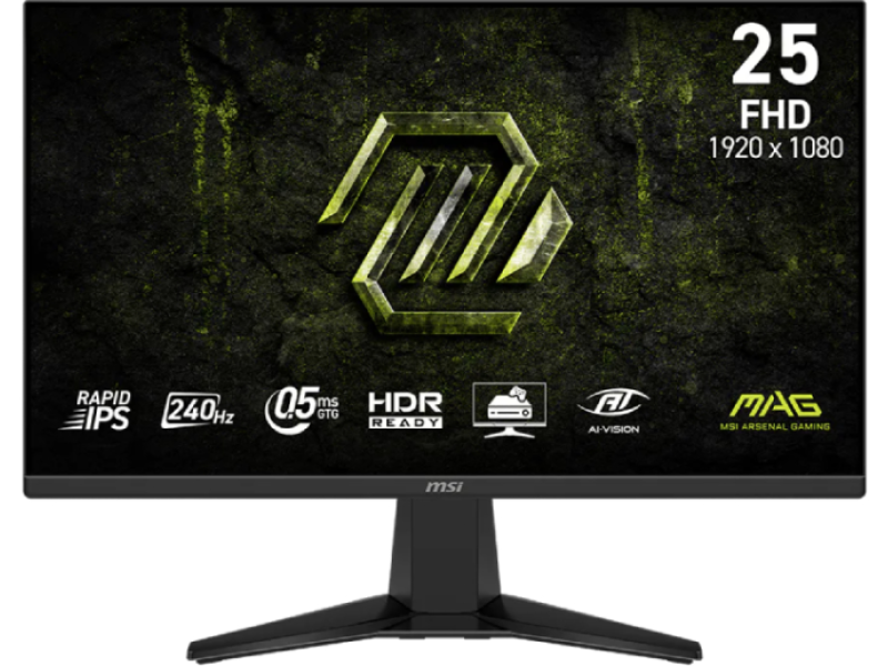 MSI 25 inča MAG 255F X24 FHD 1920x1080 Rapid IPS 240 Hz gaming monitor