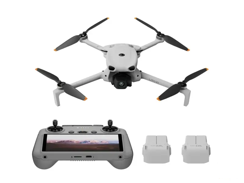 DJI Lito X1 Fly More Combo (DJI RC 2), 4K/60fps HDR Video, 48MP, 42GB Internal S