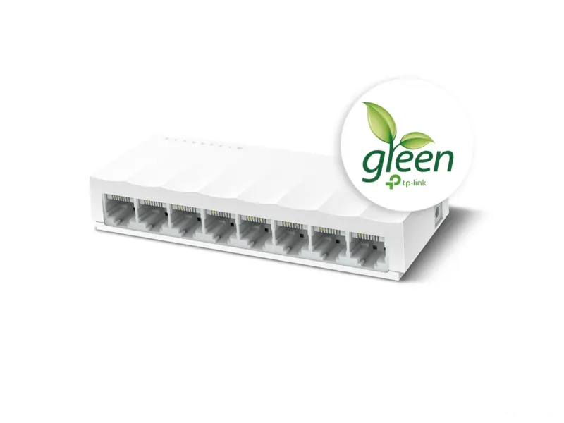 TP-LINK LS1008 8-Port 10/100Mbps Desktop Network Switch