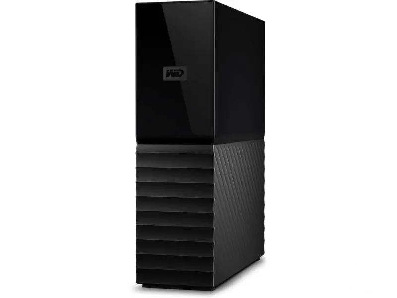 WD My Book 6TB Desktop External Hard Drive, USB 3.2 Gen 1, Micro-B, Power Supply