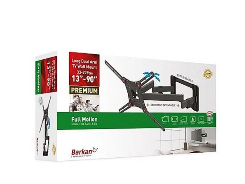BARKAN BM464L LCD TV zglobni zidni nosač od 13 do 90 inča za ravne i zakrivljene televizore 