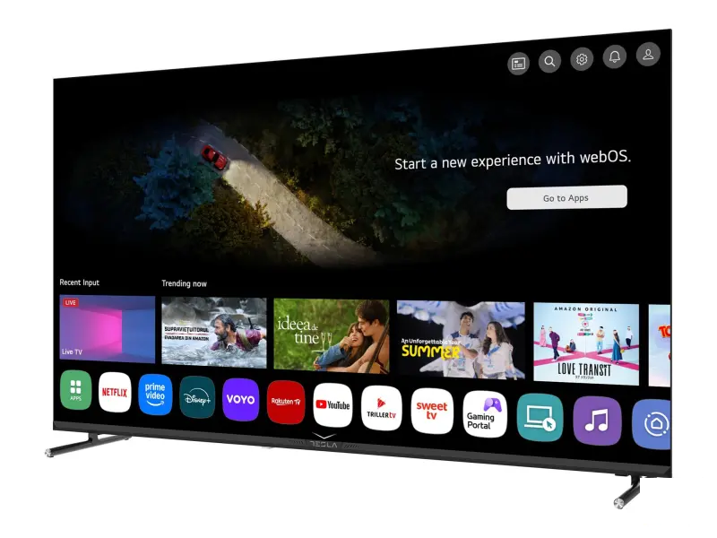 Tesla 50E655BUW LED TV 50" ultra HD, WebOS smart, Magic remote, ThinQ AI, DVB-T2/C/S2