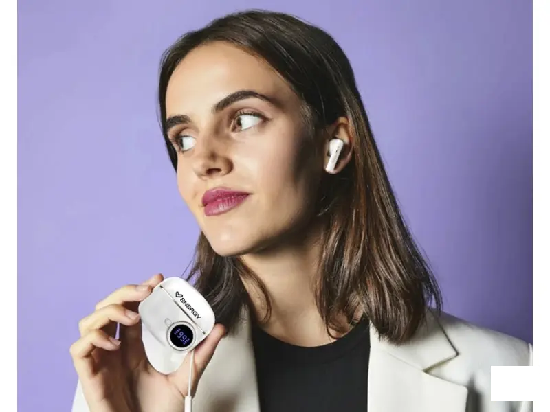 ENERGY SISTEM White Chargeview TWS Bežične slušalice bele (M50048) 