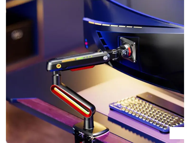NORTH BAYOU L60 Gaming stoni nosač za monitor mat crni 