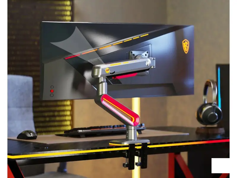 NORTH BAYOU L60 Gaming stoni nosač za monitor mat crni 