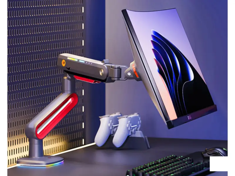 NORTH BAYOU L60 Gaming stoni nosač za monitor mat crni 