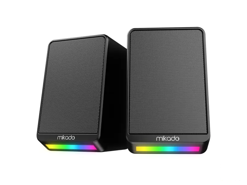 Mikado Zvucnici MD-178 2.0 2x3W RGB, USB 5V + 3.5mm