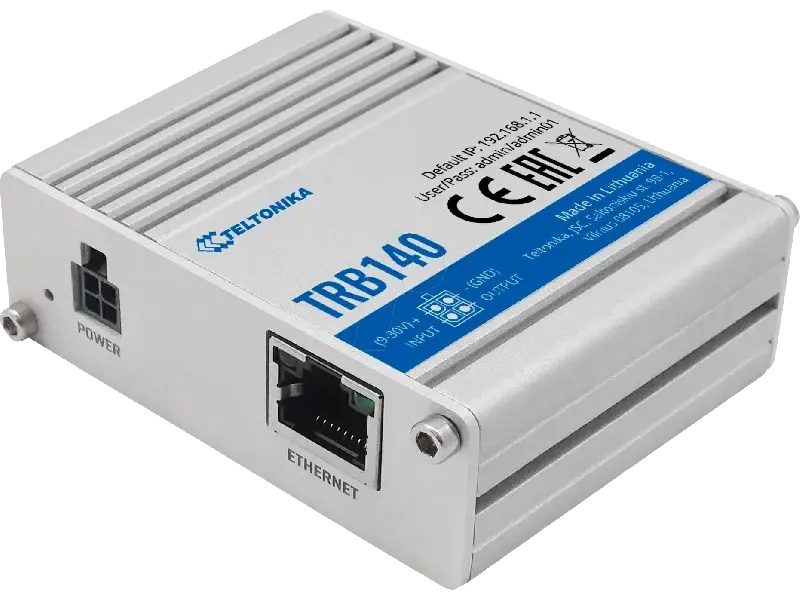Teltonika Industrial TRB140 LTE,  Cat 4 Gateway Board, Digital I/O, USB, RMS Support, including housing