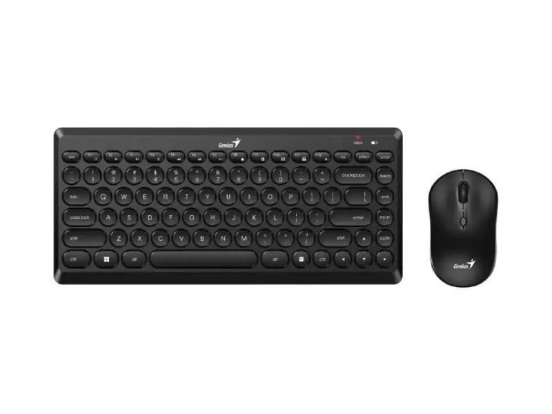 GENIUS LuxeMate Q8000 Wireless USB US crna tastatura + miš 