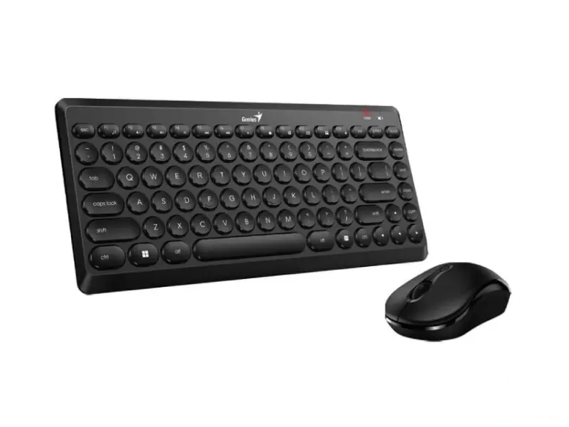 GENIUS LuxeMate Q8000 Wireless USB US crna tastatura + miš 